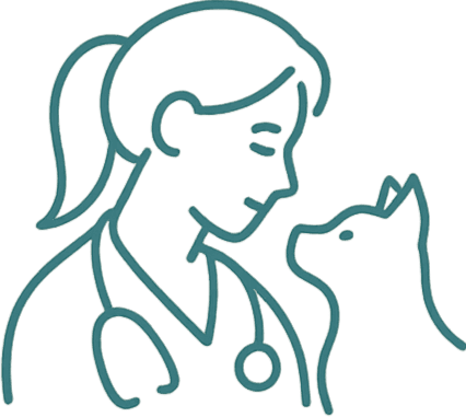 Woman and cat